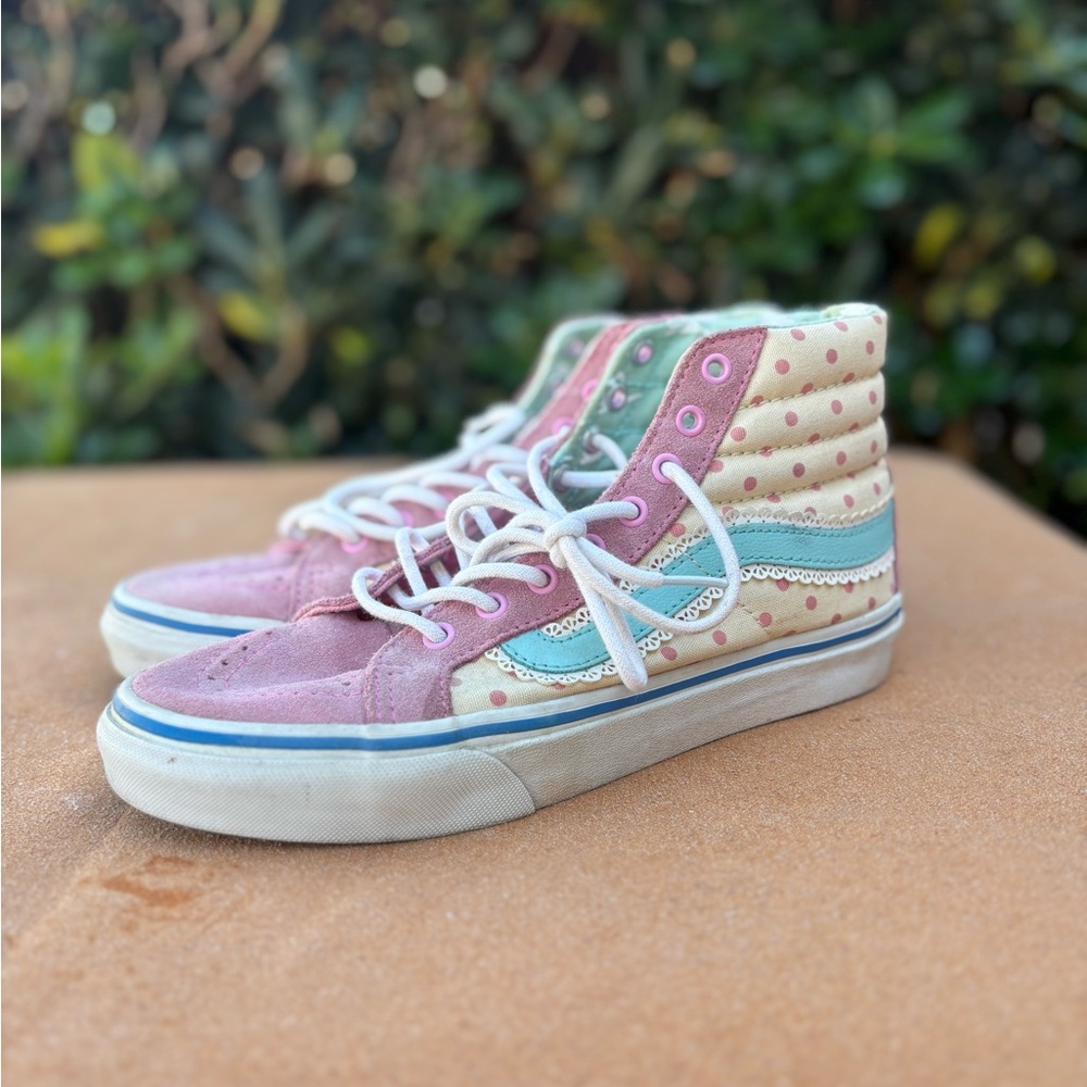 Toy Story Vans Bo Peep Colorful High-Top Womens Sneakers 6.5